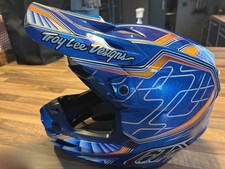TLD Troy Lee Design  Helm motoCross MX enduro kTM sE5 MIPS,Glitzer orange Gr.L