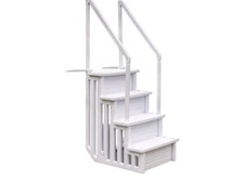 GRE Easy Entry Synthetic Pooltreppe Kunststoffleiter 4 Stufen