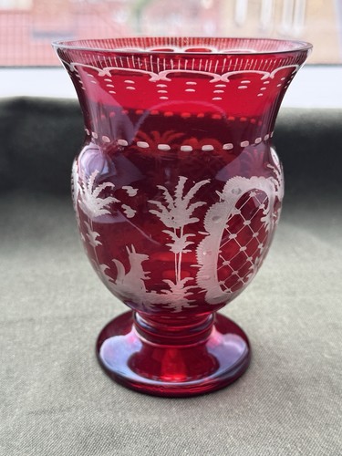 Antik glas original - antik, egermann