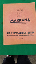 Alter Warenkatalog Markana Metallwaren Eppmann Stettin 1939
