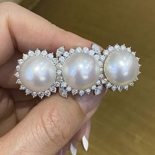 Südsee Perle und Diamant Stab