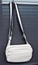 Kleine Moderne Kunstleder Schulter-, Handtasche in Creme