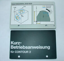 Kurzbetriebsanleitung Contour 2