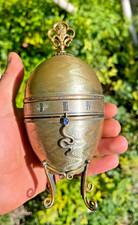SELTENE FABERGE UHR EI SILBER