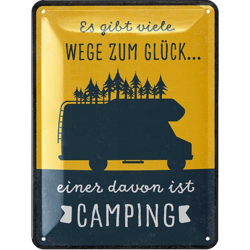 Lanolu blechschild camping - lanolu,