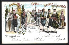Lithographie Bosnien