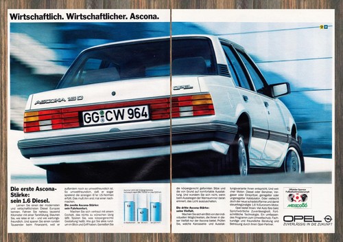 Opel ascona reklame - opel,