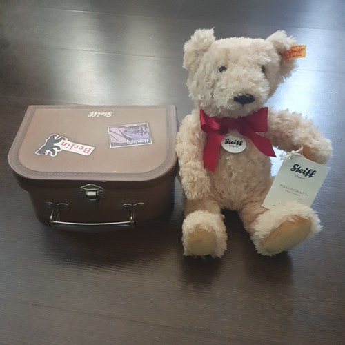 Steiff teddybär mit koffer - mit,