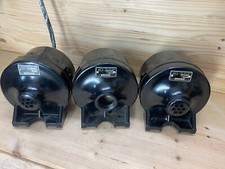 3x Signalhupe,Signalhorn SIGEBA IP54 Industrie schwarz DDR