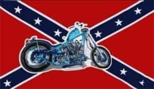 Sudstaaten flagge mit - sudstaaten, motorad