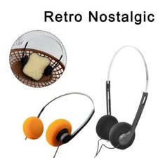 1x Retro Nostalgische Kopfhörer MP3 Walkman Kopfhörer Ohrhörer Hot Sale