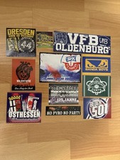 Ultras Aufkleber Mix Sticker Rostock Dresden Leipzig 11x Sammlungsauflösung