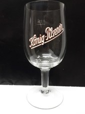 älteres Brauerei-Bierglas "König Pilsner" - Tulpe 0,25 email. Logo