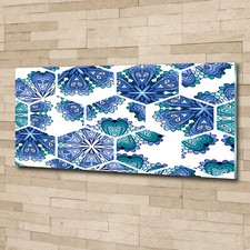 Wandbild aus Plexiglas® Druck auf Acryl 125x50 Sonstige Mandala Elemente