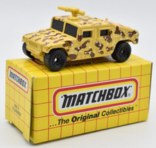 Matchbox Superfast #3 Hummer Humvee Desert. Hergestellt in Thailand. Box