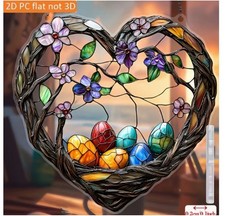 Acrylbild Ostern Ostereier