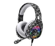 Gaming Headset LED Beleuchtung Noise-Cancelling Mikrofon Stereo Bass für PC/PS5