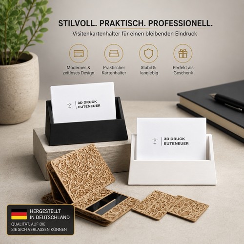 Visitenkartenhalter querformat - visitenkartenhalter,