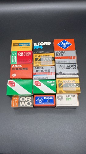 Auswahl 35mm kleinbildfilme - auswahl,