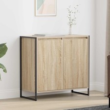Seitenschrank Sideboard Kommode mit 2 Türen Seitenschrank Wohnzimmer Wohnmöbel 