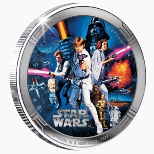 Star wars münze new hope - wars,