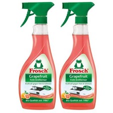 Frosch Fett-Entferner Grapefruit 500ml kraftvoll gegen Fett & Schmutz (2er Pack)