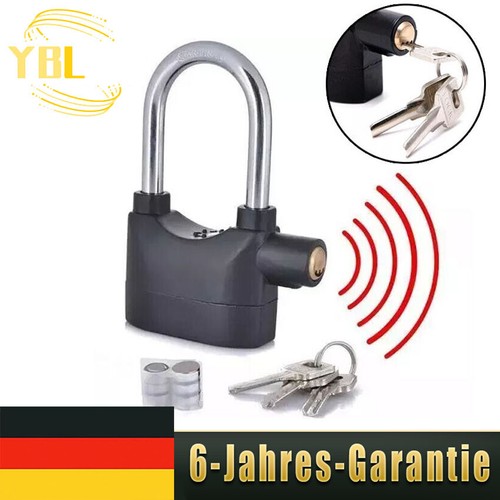 Vorhängeschloss alarm 110db - alarm,