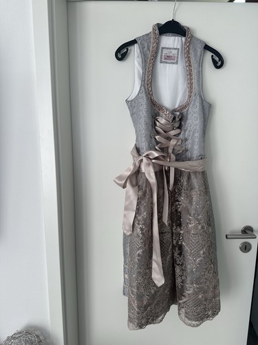 Blau graues marjo dirndl - blau,