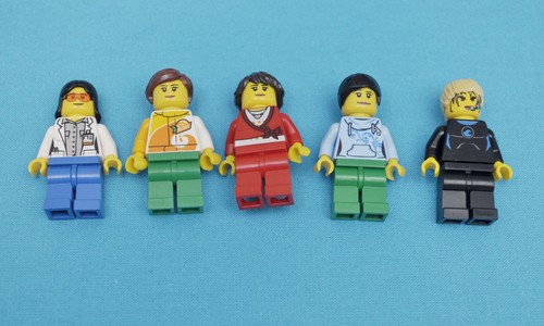 Lego city figur mensch frau - 5,