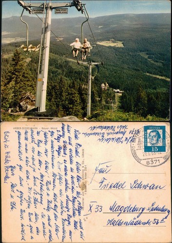 Ansichtskarte bodenmais - ansichtskarte,