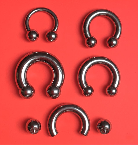Hufeisen piercing ring - hufeisen,