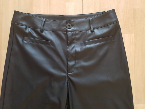 Wide leg pants - leg, kunstleder