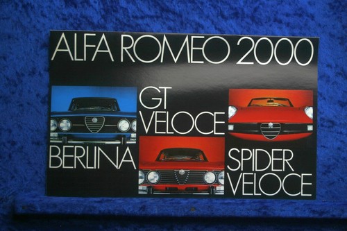 Alfa romeo 2000 - romeo, berlina