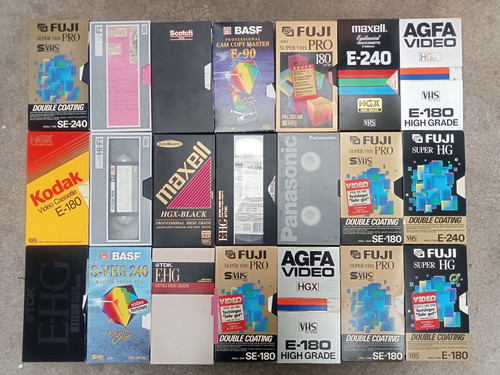Vhs videokassetten aussuchen - videokassetten,
