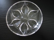 Oma´s ? alte NACHTMANN Bleikristall Glas Schale Teller VINTAGE rund ?