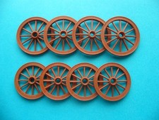 Timpo 8 Einzelteile: 8 Räder / Dioramabau / Kutschenbeladung / Ladegut Kutsche -