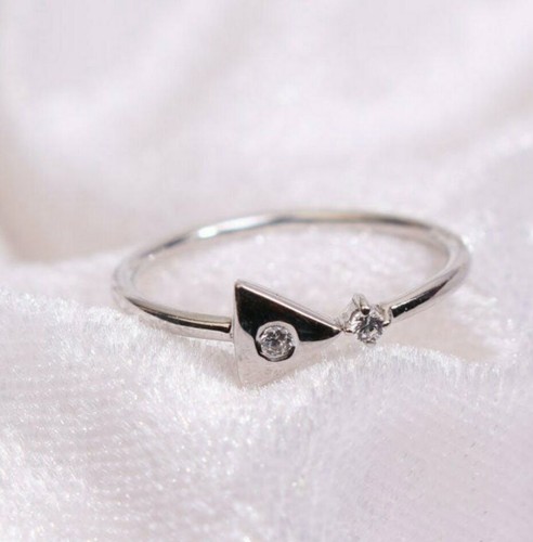 Diamant ring 14k weißgold - ring,