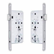 PZ Einsteckschloss D65 mm / E72 mm Stulp 24x235x3 mm Haustürschloss Klasse 3