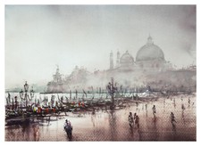 Original Aquarell Gemälde