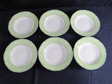 Creatable Porzellan gelbe Blume 6x tiefe Teller Suppenteller 23,5 cm