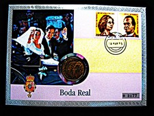 Numisbrief spanien 500 - ,