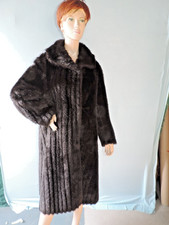 Damen Mink Nerz Pelzmantel Kunst Pelz von einem Kirschner aus Norwegen gefertigt