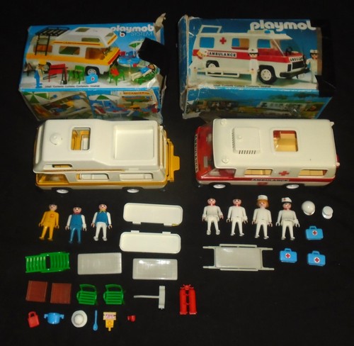 Vintage playmobil krankenwagen - vintage,