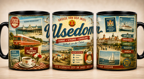 Ddr tasse insel - insel, usedom