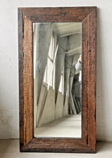 Wandspiegel mit Altholz
