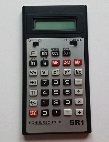 Ddr schul taschenrechner sr1 - ddr-schul-taschenrechner,