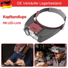 LED Stirnlupe Kopflupe Lupe