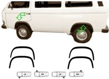 Schwarz Radlaufleisten Set