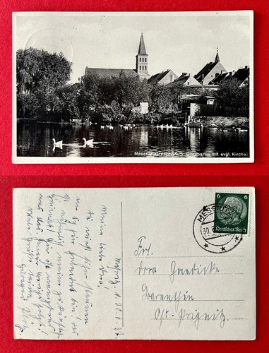 Meseritz grenzmark 1931 - ak,