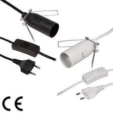 Lampenkabel mit Schnurschalter E14 Lampenfassung E 14 Sockel 3,5m Kabel Leuchten